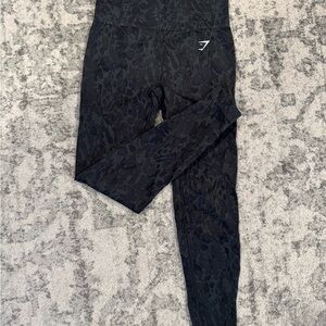 Gymshark Black Patterned Leggings